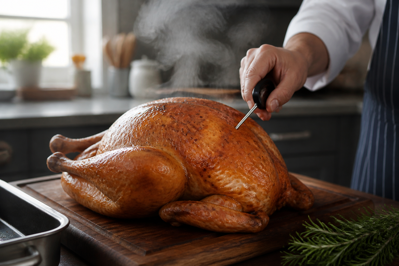 Dinde moelleuse au four : la cuisson douce qui évite le dessèchement