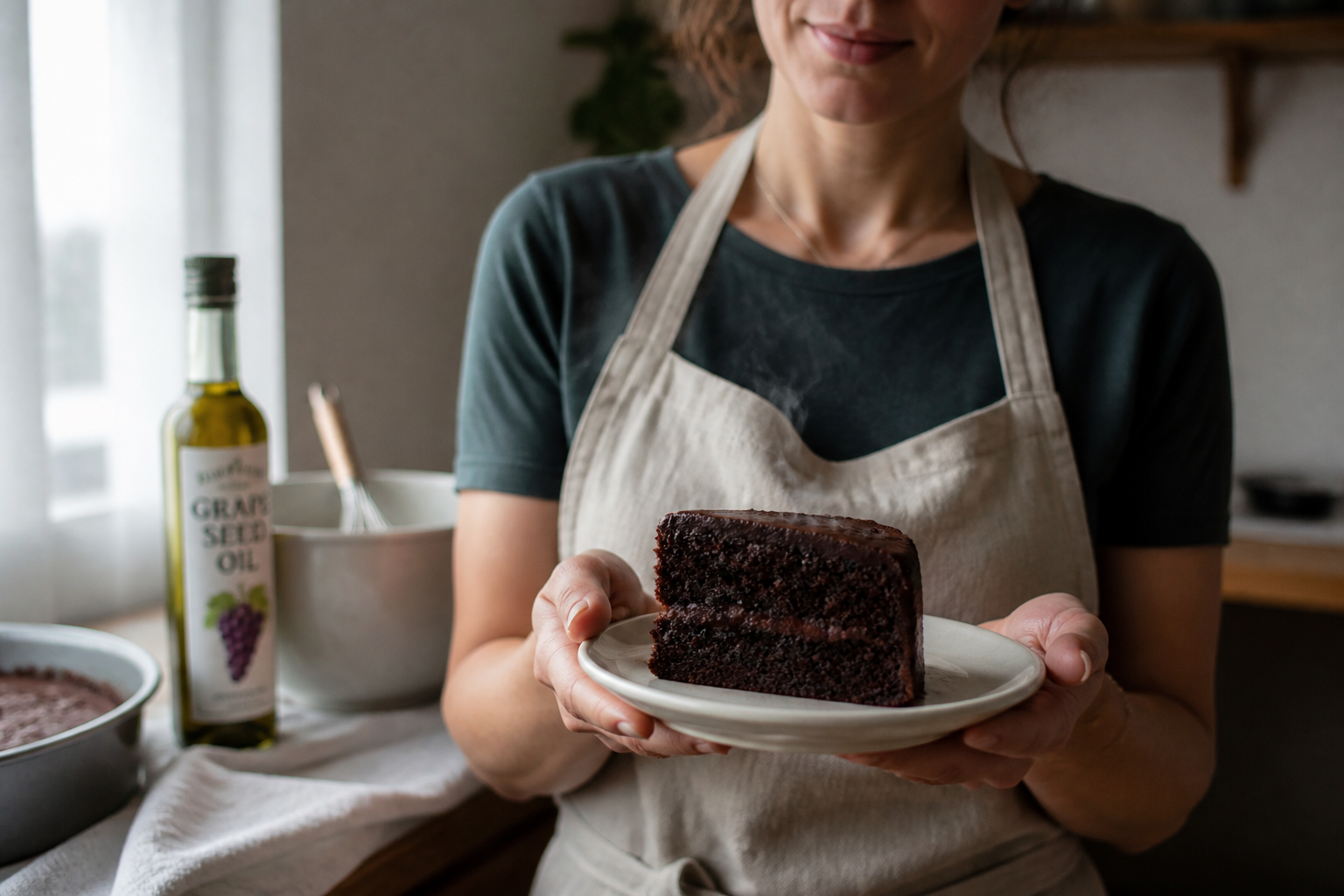 Gâteau au chocolat sans beurre : le moelleux malin à l’huile neutre