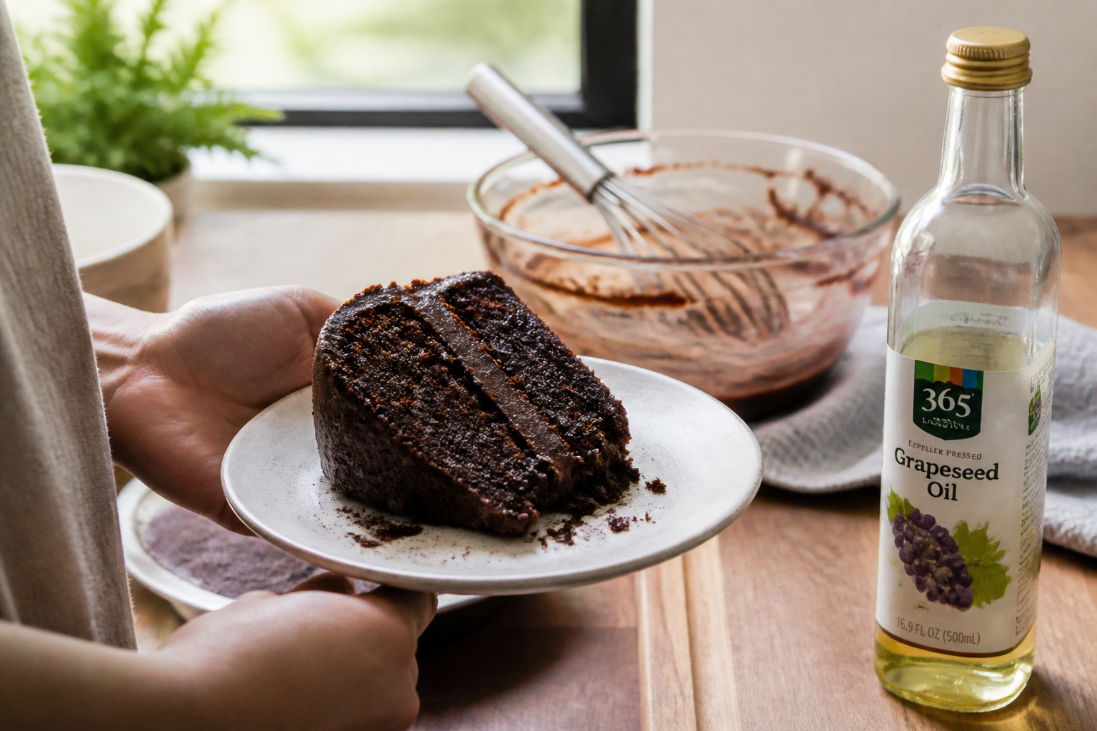 Gâteau au chocolat sans beurre : le moelleux malin à l’huile neutre