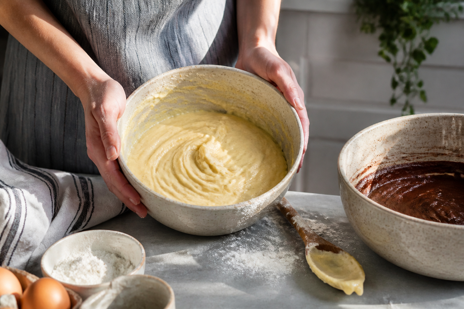 Gâteau marbré moelleux : comment réussir des zébrures nettes