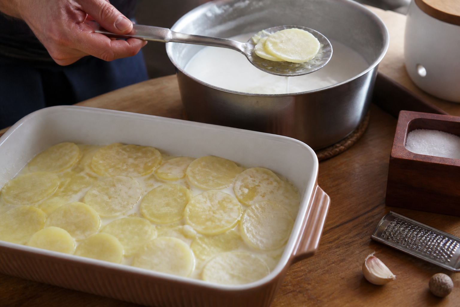 Gratin dauphinois : faut-il précuire les pommes de terre ?