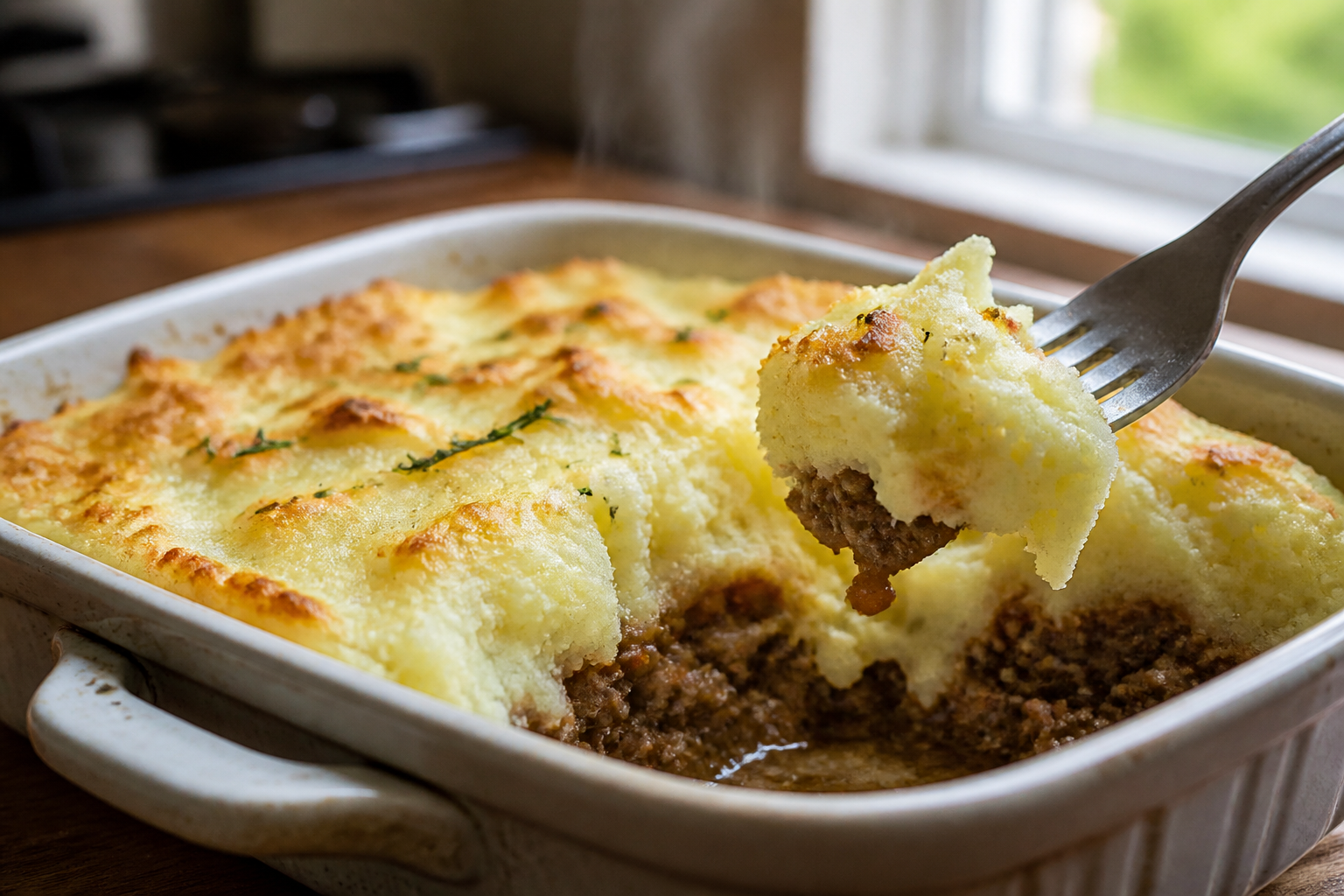 Hachis parmentier maison : la purée qui reste légère après cuisson