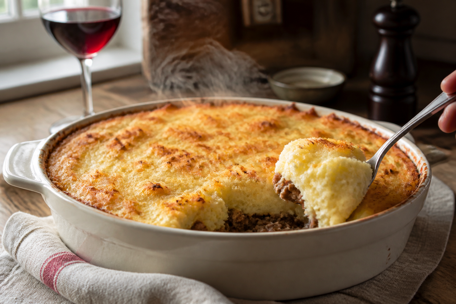 Hachis parmentier maison : la purée qui reste légère après cuisson