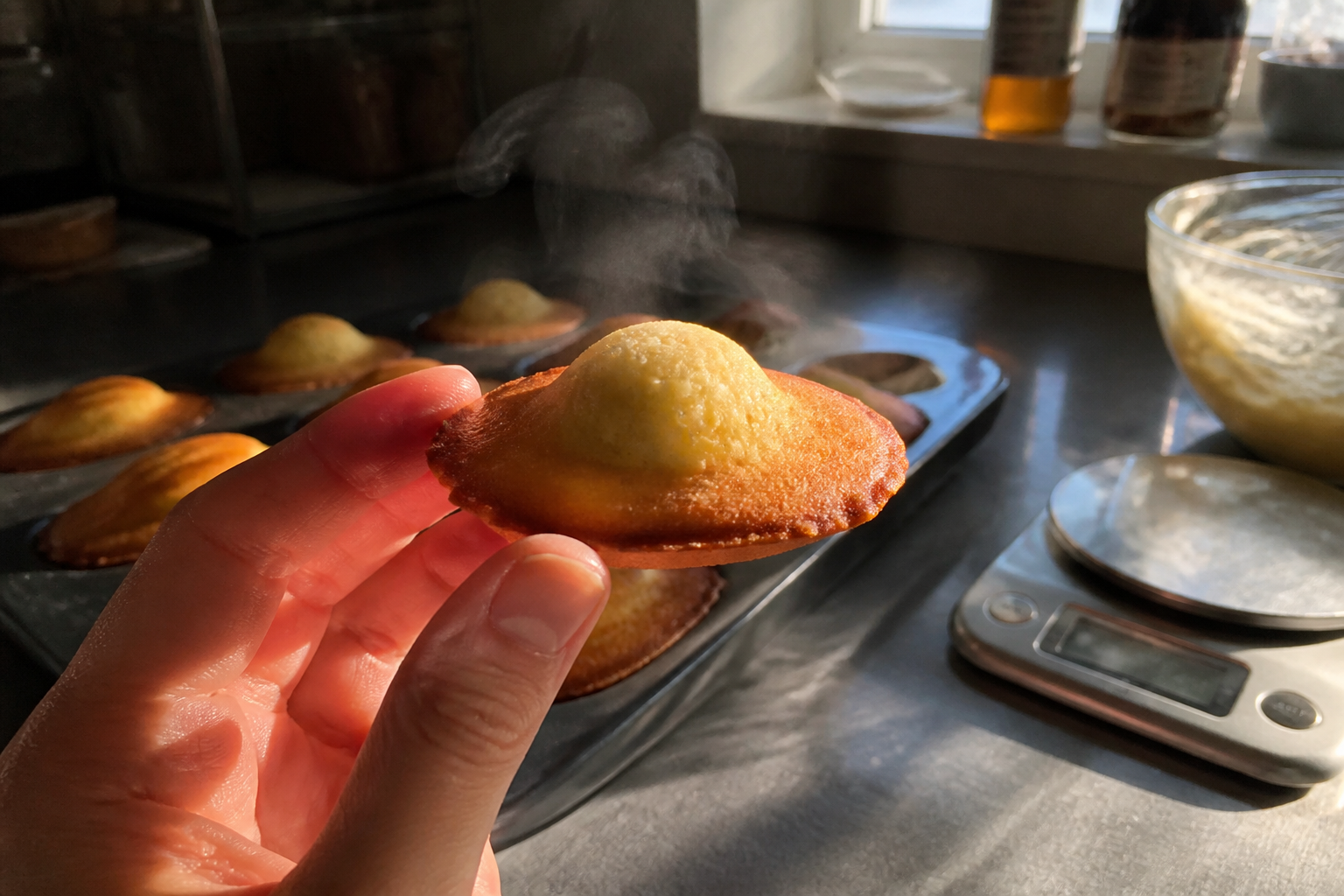 Madeleines avec belle bosse : le choc thermique qui marche vraiment