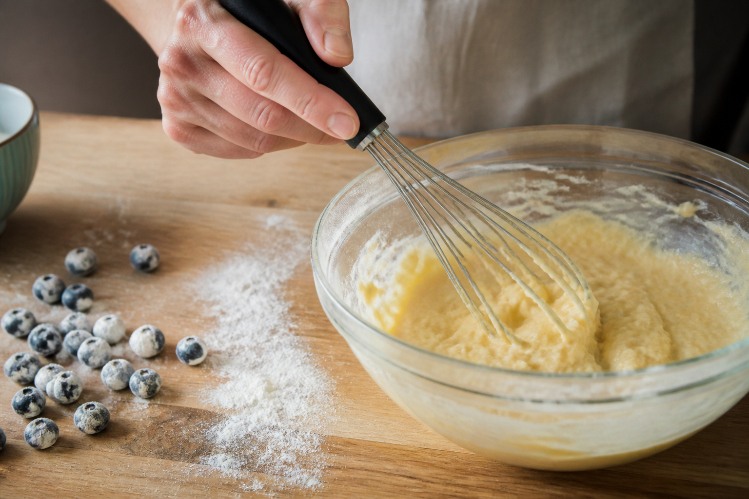 Muffins aux myrtilles : l’astuce pour éviter que les fruits tombent au fond