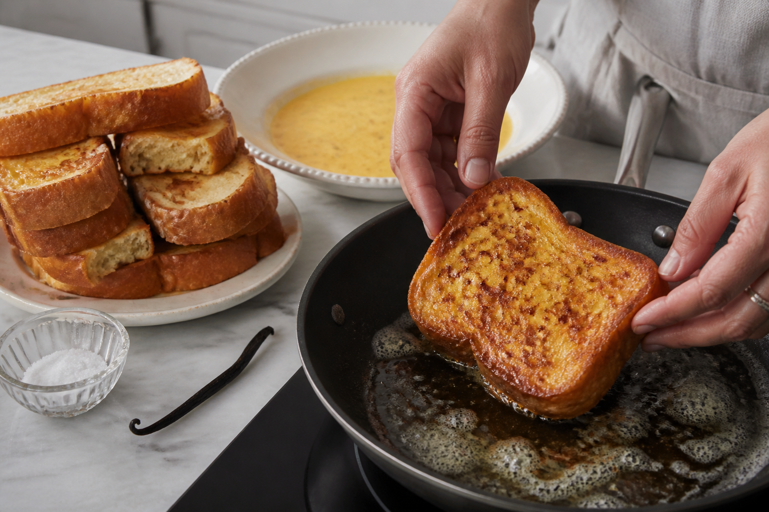 Pain perdu brioché : la recette anti-gaspi prête en 15 minutes