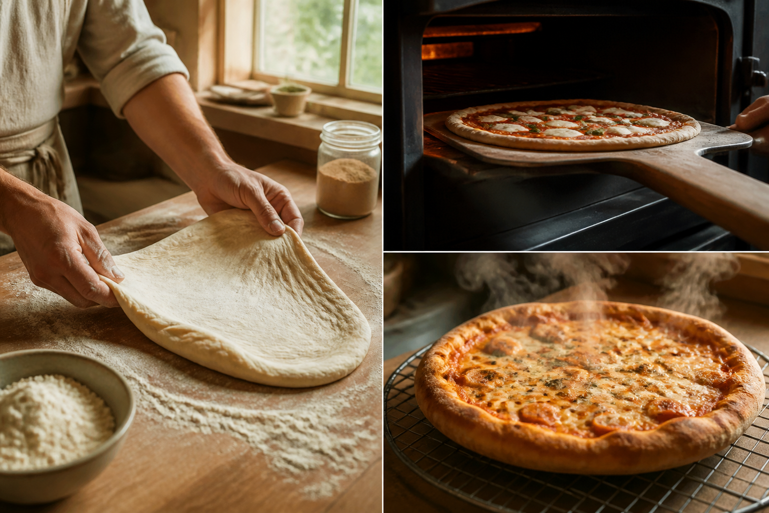 Pizza maison : pâte fine ou épaisse, la méthode pour bien la cuire