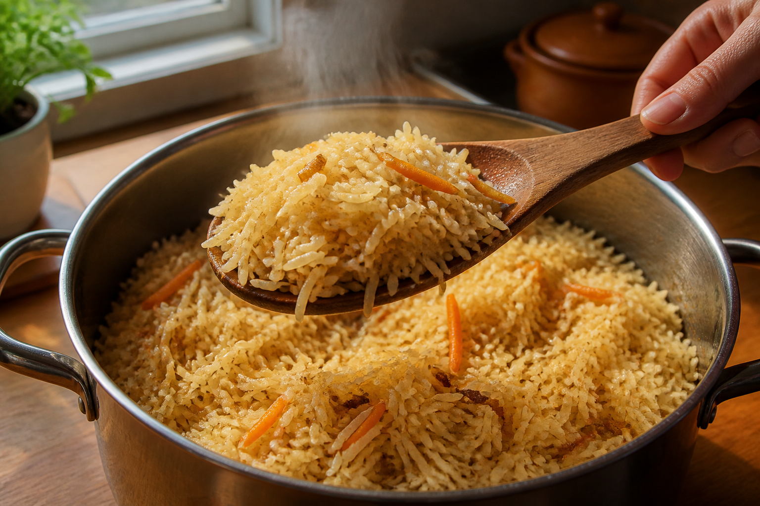 Riz pilaf : la méthode simple pour des grains qui se détachent