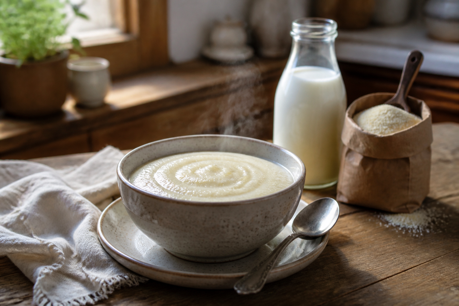 Semoule au lait vanillée : la recette express comme chez mamie