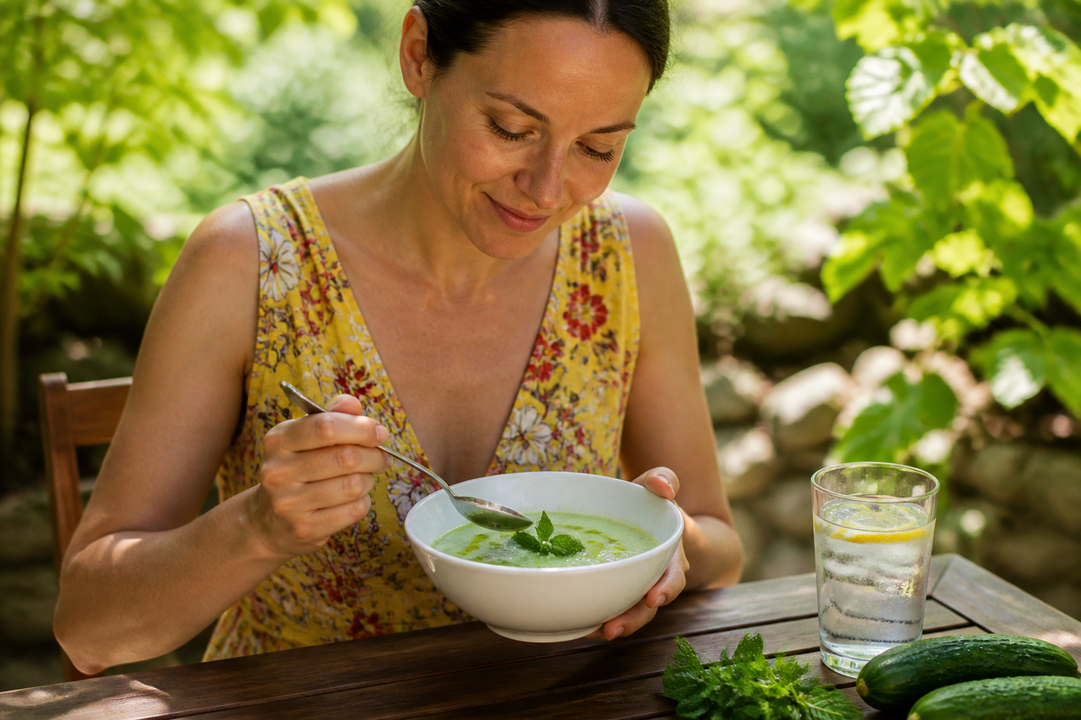 Soupe froide de concombre : la recette légère pour les fortes chaleurs