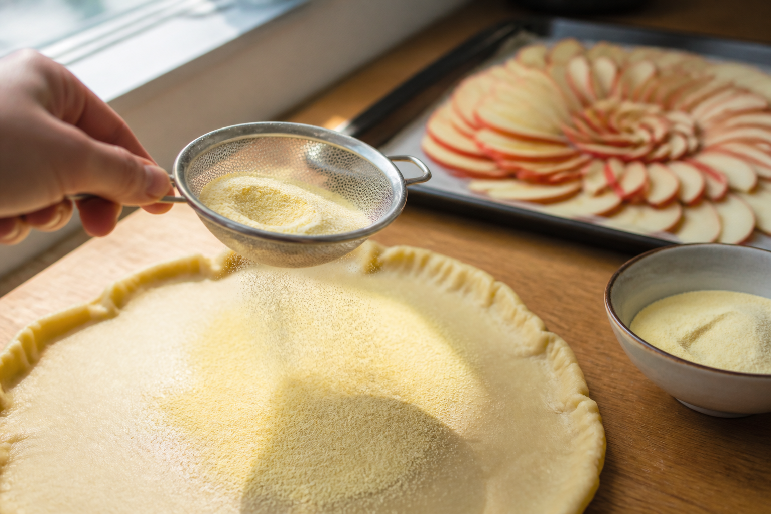 Tarte aux pommes fine : comment garder une pâte bien croustillante
